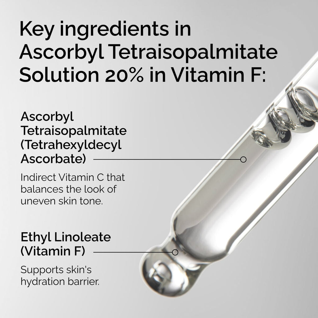 Ascorbyl Tetraisopalmitate Solution in Vitamin F Targeted Serum Care Z3