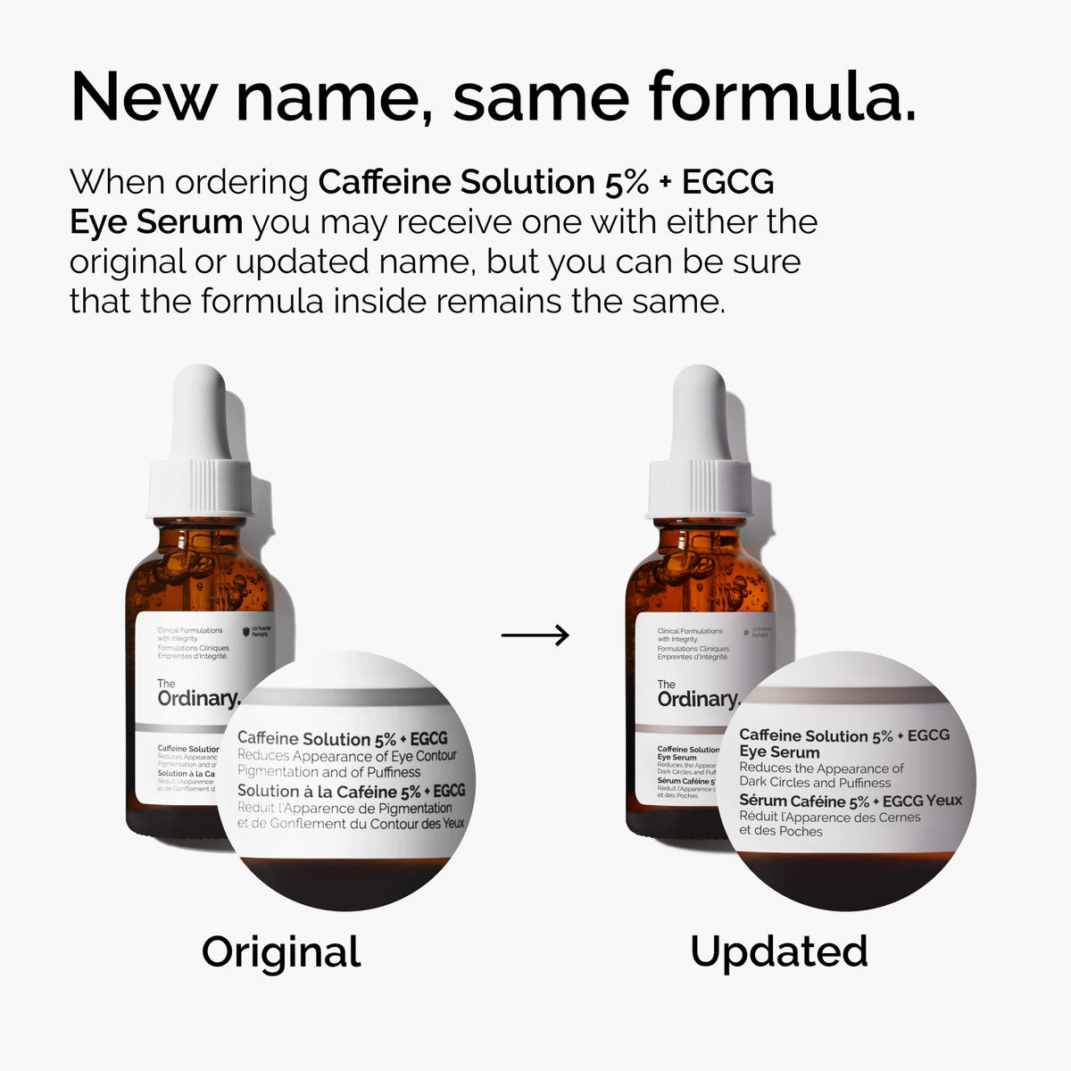 Caffeine Solution + EGCG Eye Serum Targeted Eye Support T7