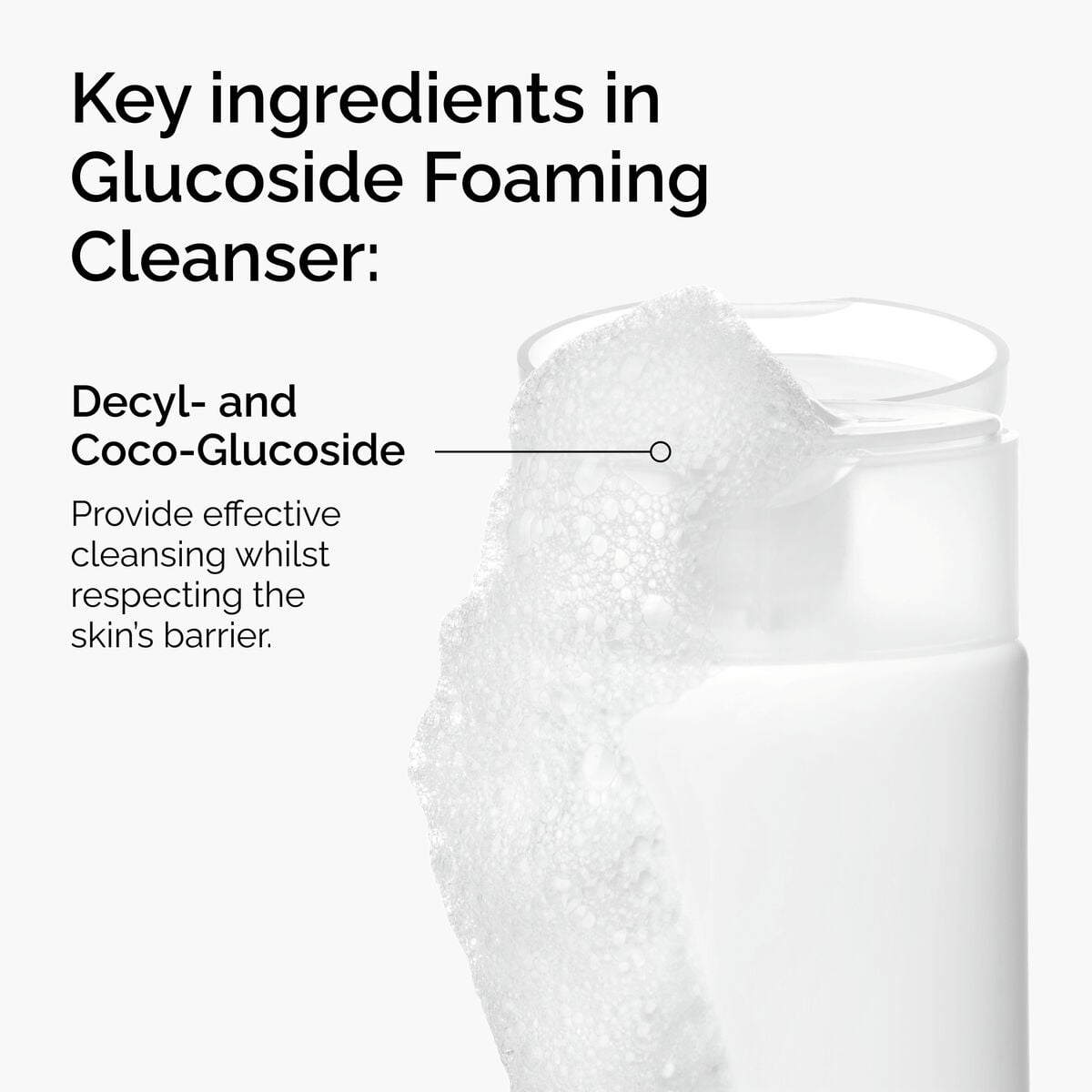 Glucoside Foaming Cleanser Gentle Cleansing Care Y9