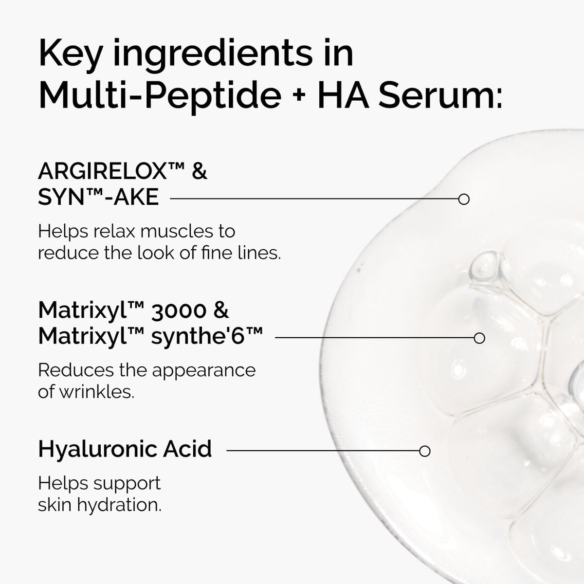 Multi-Peptide + HA Serum Targeted Serum Care D6