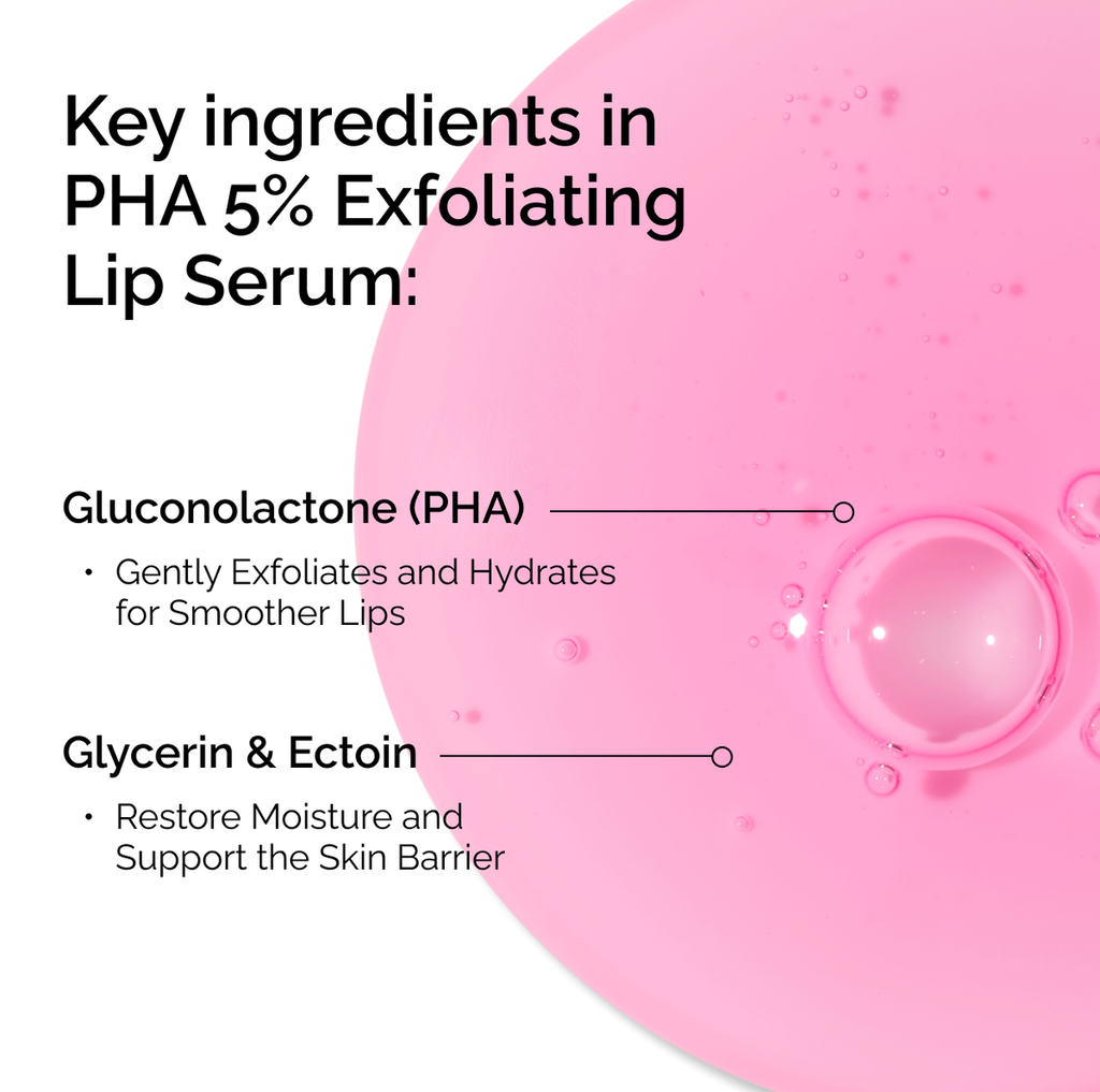 PHA Exfoliating Lip Serum Daily Treatment Ritual B9